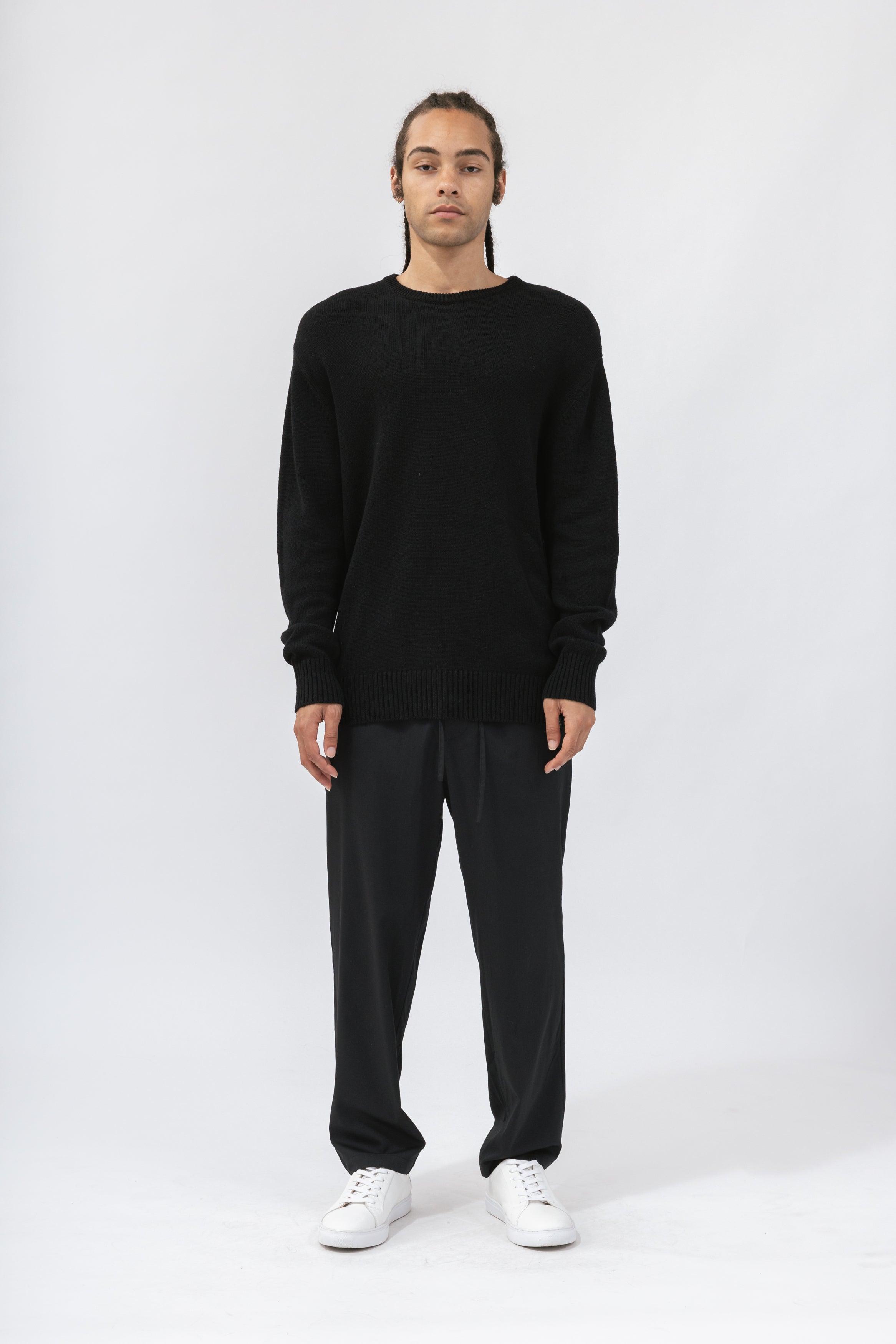 Tシャツ・カットソー SATUR Classic crew neck half knit melange grey SA252MKT03MG Heather Gray Classic Crew Neck – True Classic Corporate