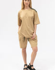 Bamboo Shoulder Trim Relaxed Fit Tee