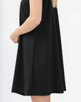 Women's Color Block Pleated Midi Dress - NOT LABELED