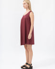 Women's Color Block Pleated Midi Dress - NOT LABELED