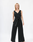 Women's Wide Legged Bamboo Jumpsuit - NOT LABELED