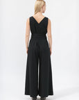 Women's Wide Legged Bamboo Jumpsuit - NOT LABELED