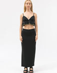 Women's Cropped Flare Cami Top - NOT LABELED