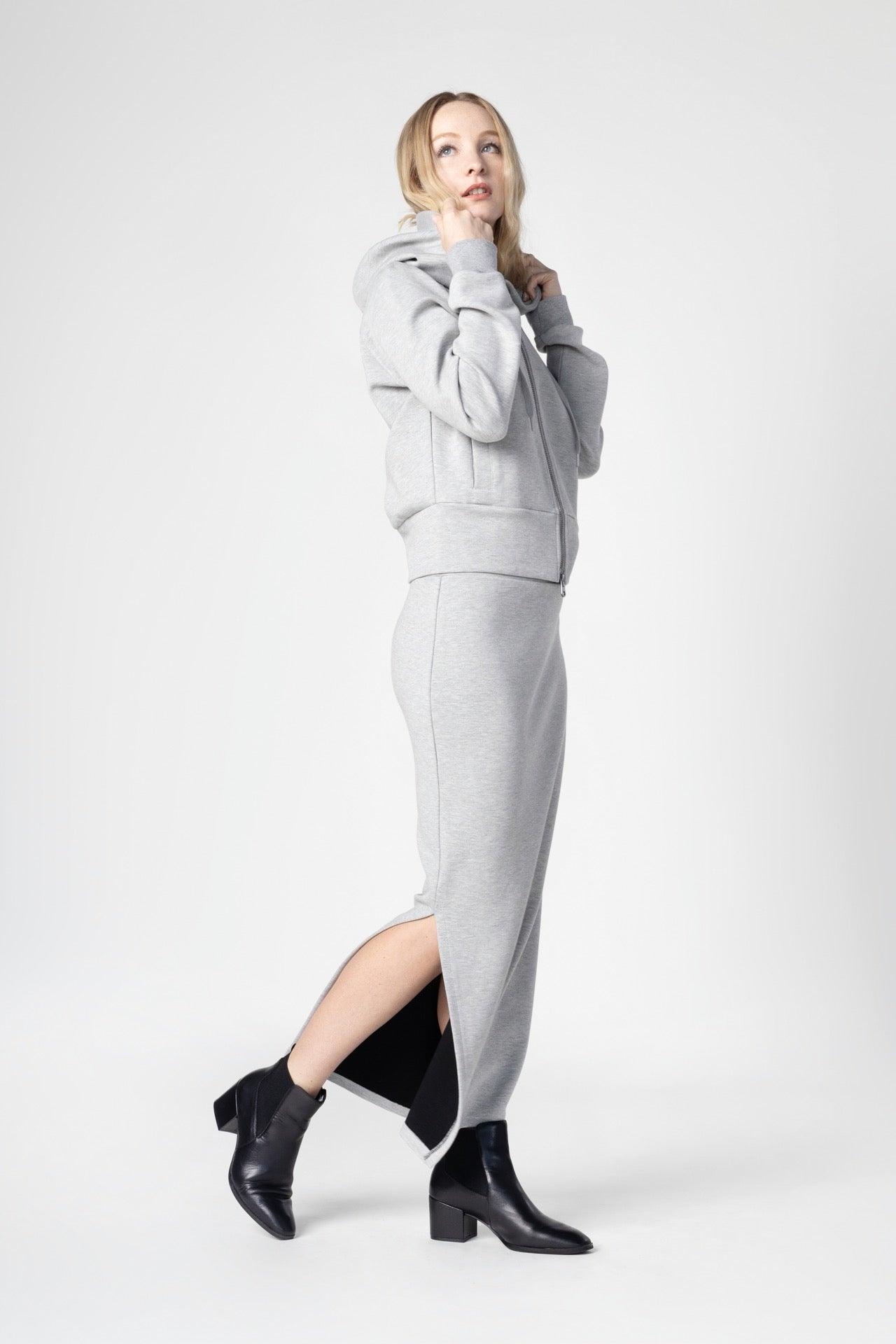 【NONCODE】Euron Nylon Banded Skirt NUG_00396_AMERICAN_SMOOTH_SKIR