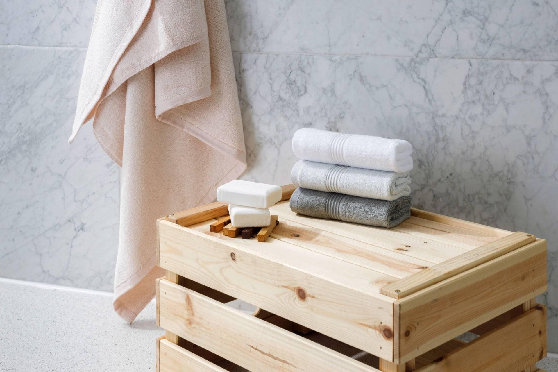 Wooden discount towel box