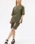 Bamboo Shoulder Trim Relaxed Fit Tee