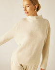 Women Sleeve Slit Sweater