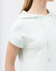 Women's Short Sleeve Hoodie - NOT LABELED