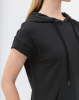 Women's Short Sleeve Hoodie - NOT LABELED