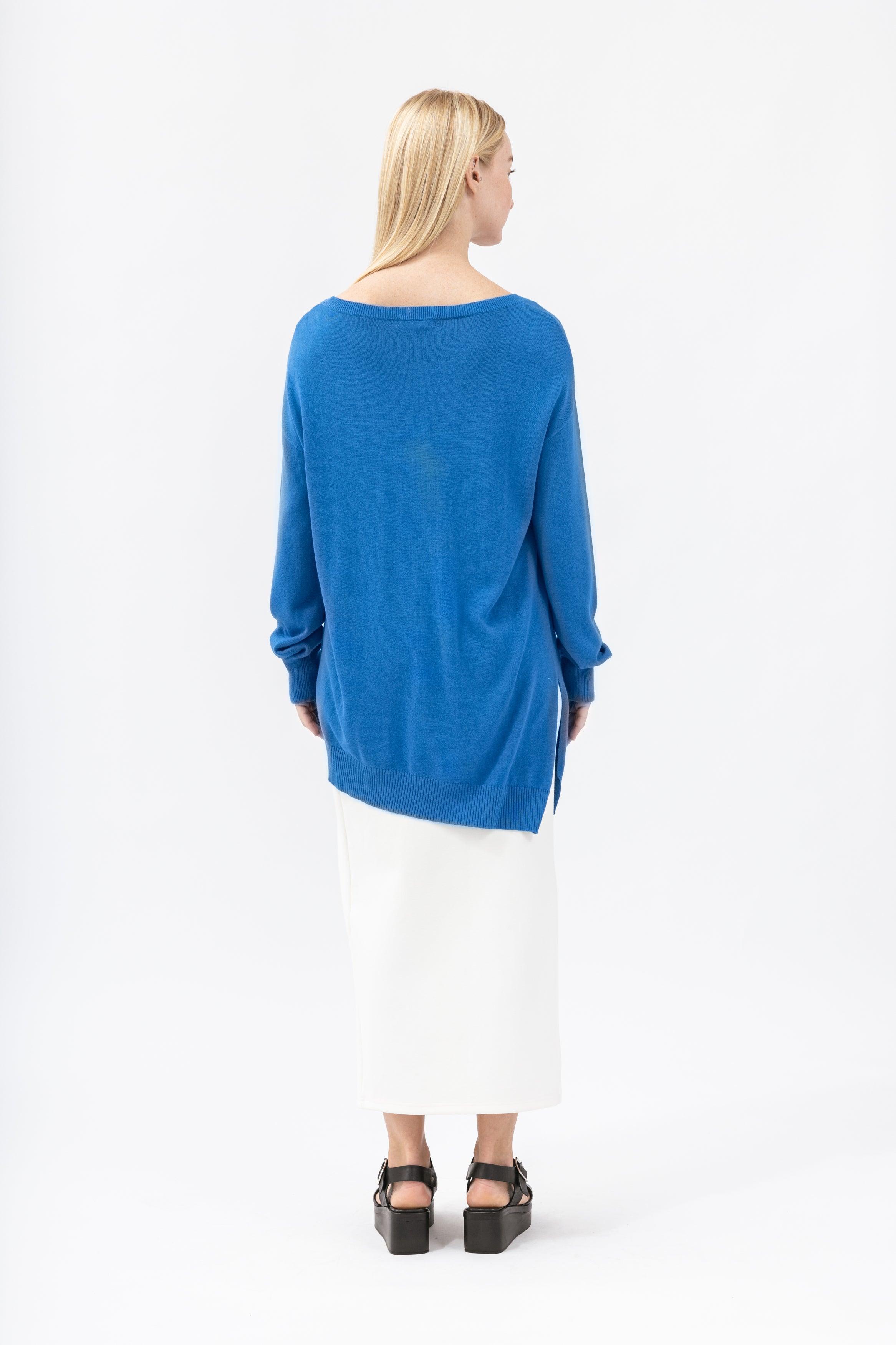 Women's Asymmetric Sweater - NOT LABELED