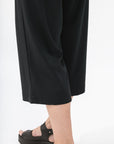 Women's Pleated Wide Cropped Pants - NOT LABELED