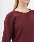 Bamboo Brushed-Back Fleece Crew Neck Sweatshirt