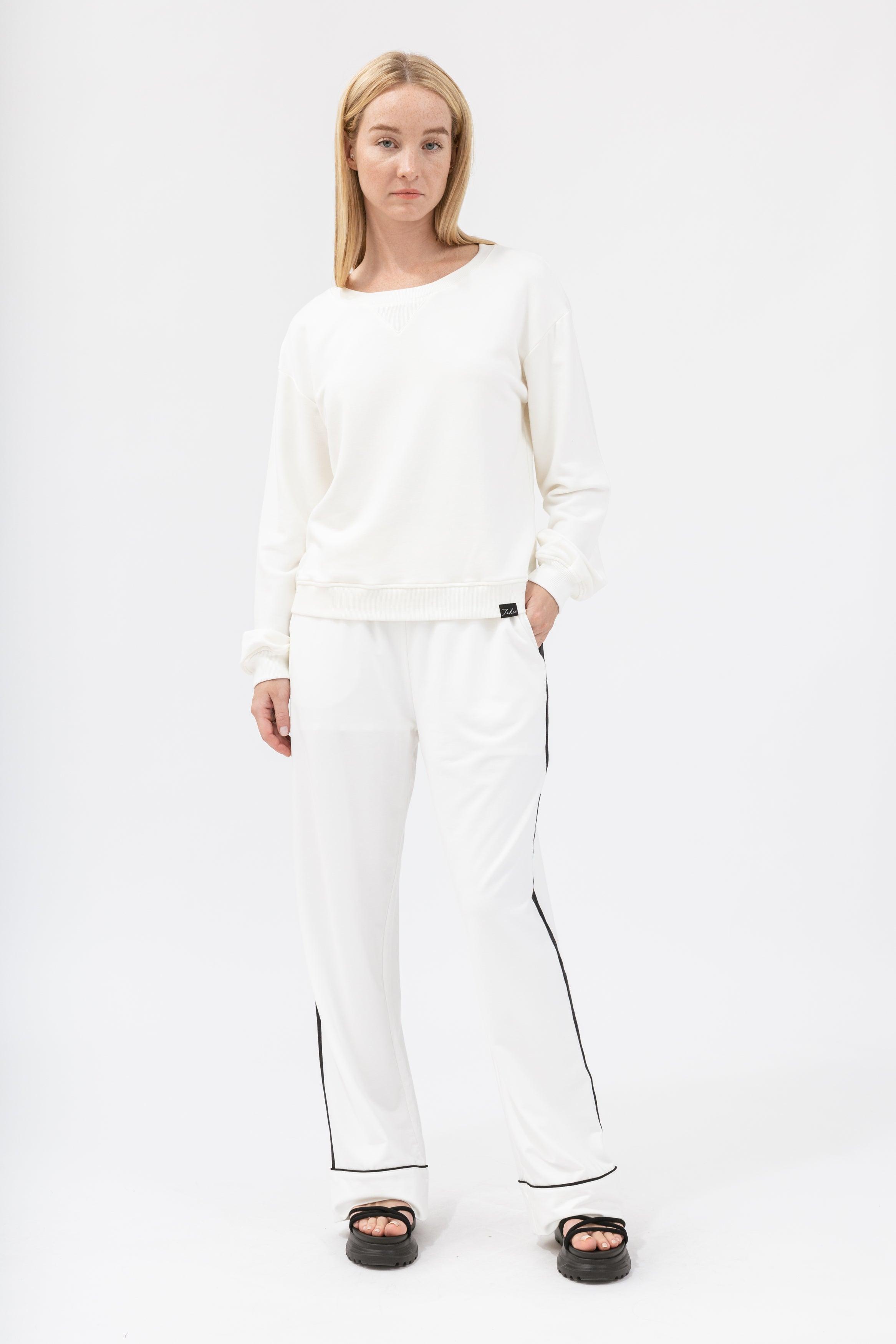 Women&#39;s Side Lined Wide Sweatpant - NOT LABELED