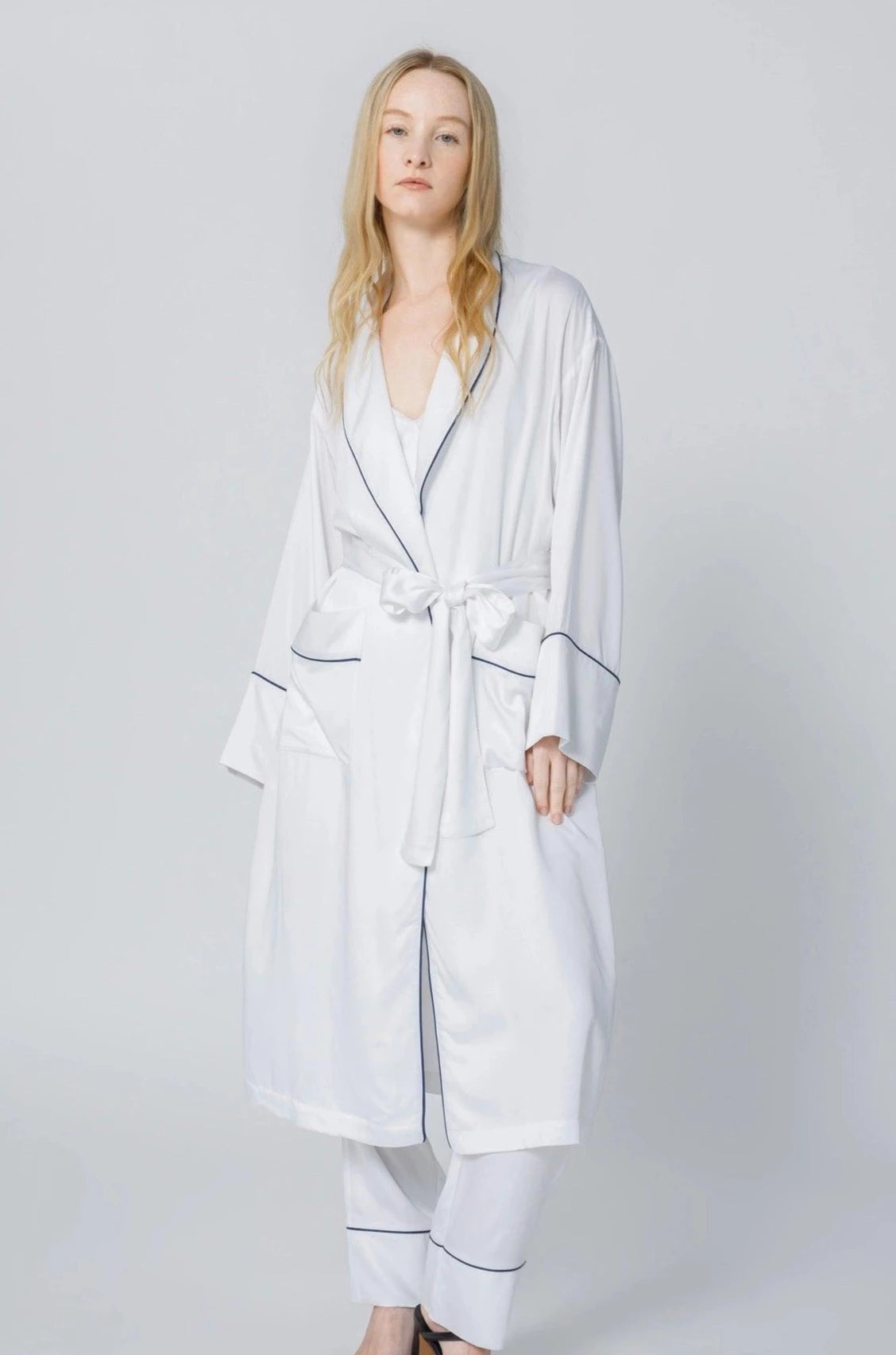 Unisex Shawl Collar Robe - NOT LABELED