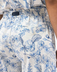 Bamboo Patterned Cargo Shorts