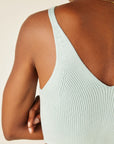 Della Silk Cashmere Cropped Tank Top