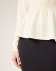 Women Waist Ribbed Sweater