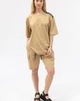 Bamboo Shoulder Trim Relaxed Fit Tee