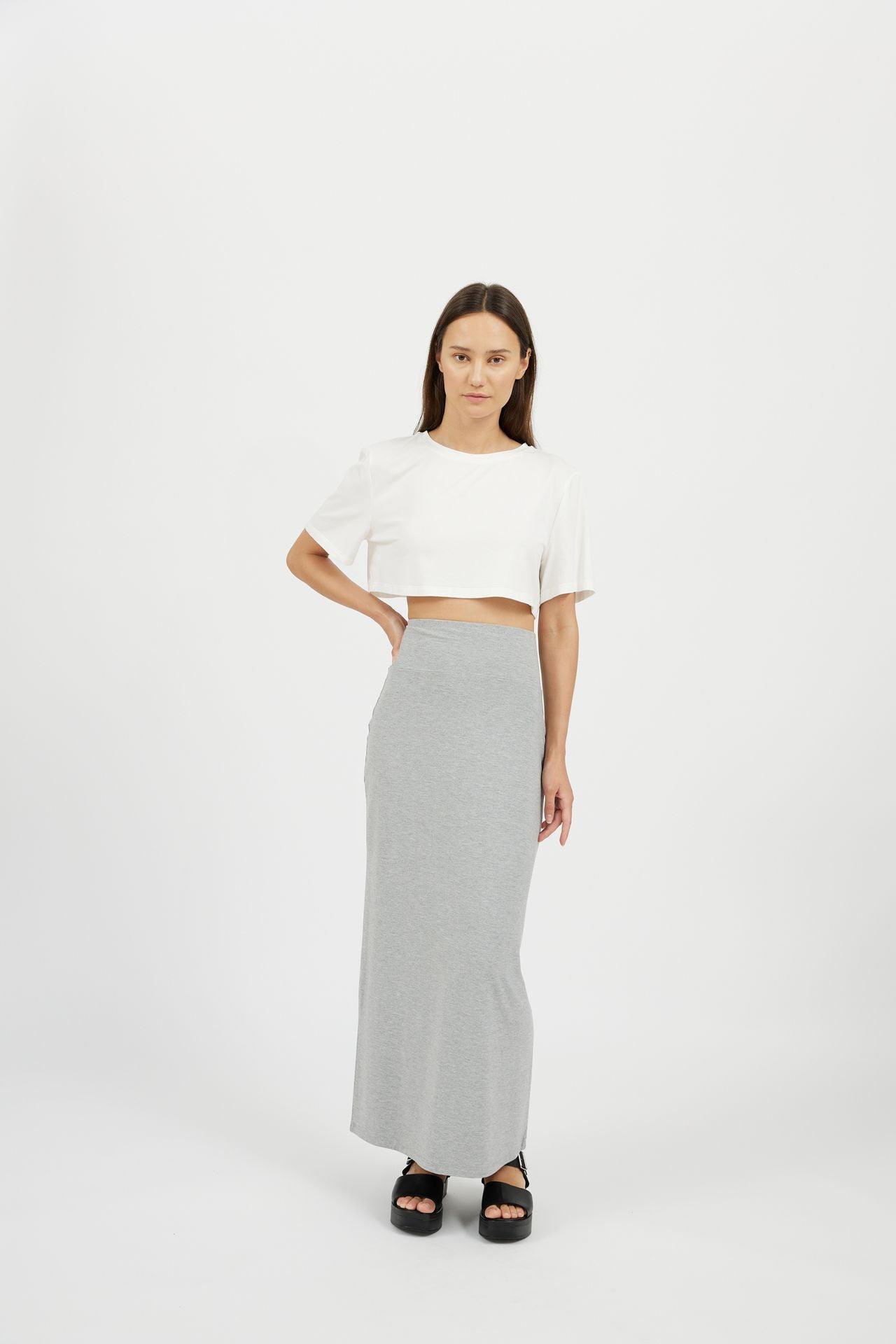 High Waisted Pencil Labeled Skirt Skirts | Not 