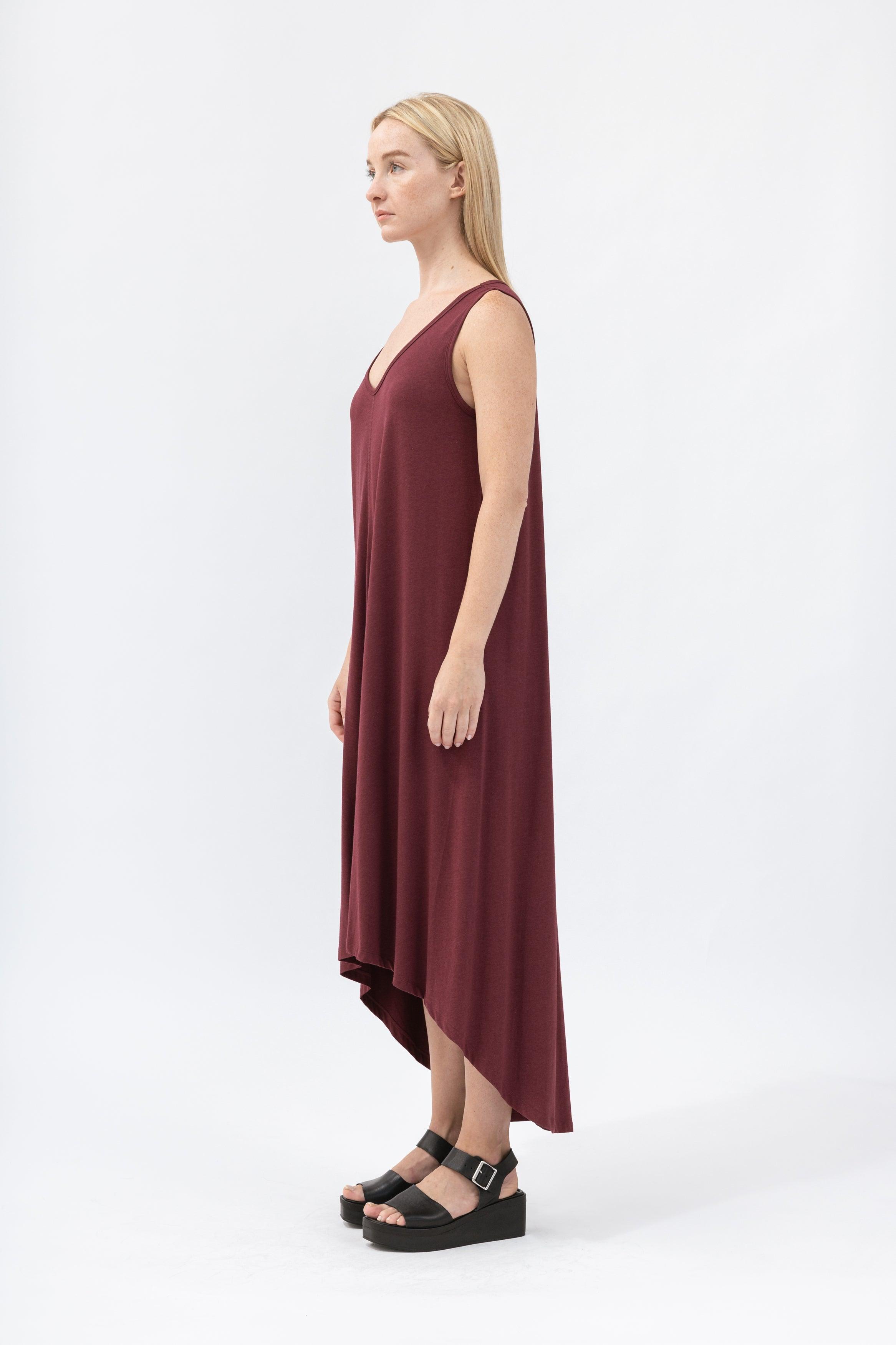 Bamboo Asymmetric Tank Dress