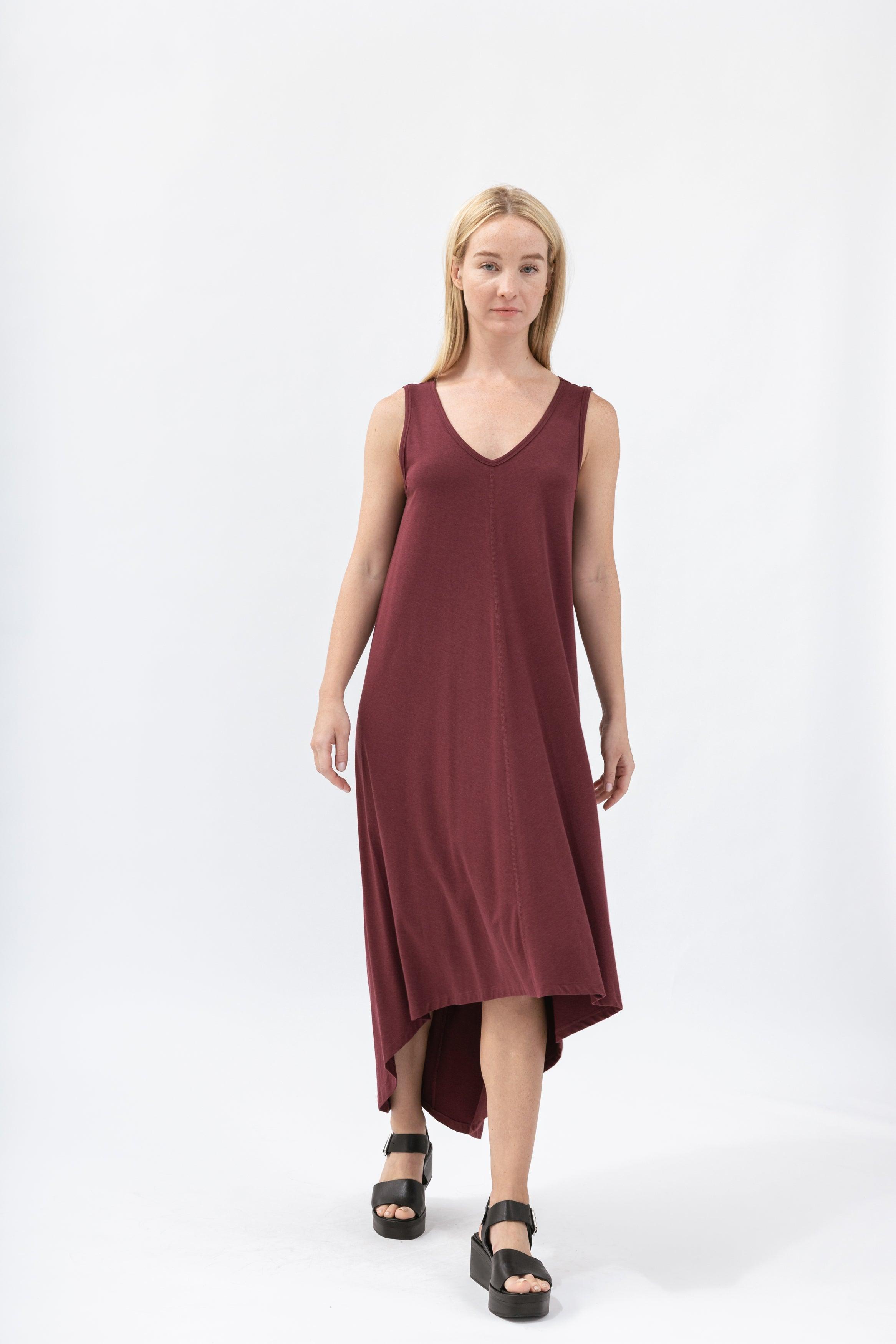 Bamboo Asymmetric Tank Dress