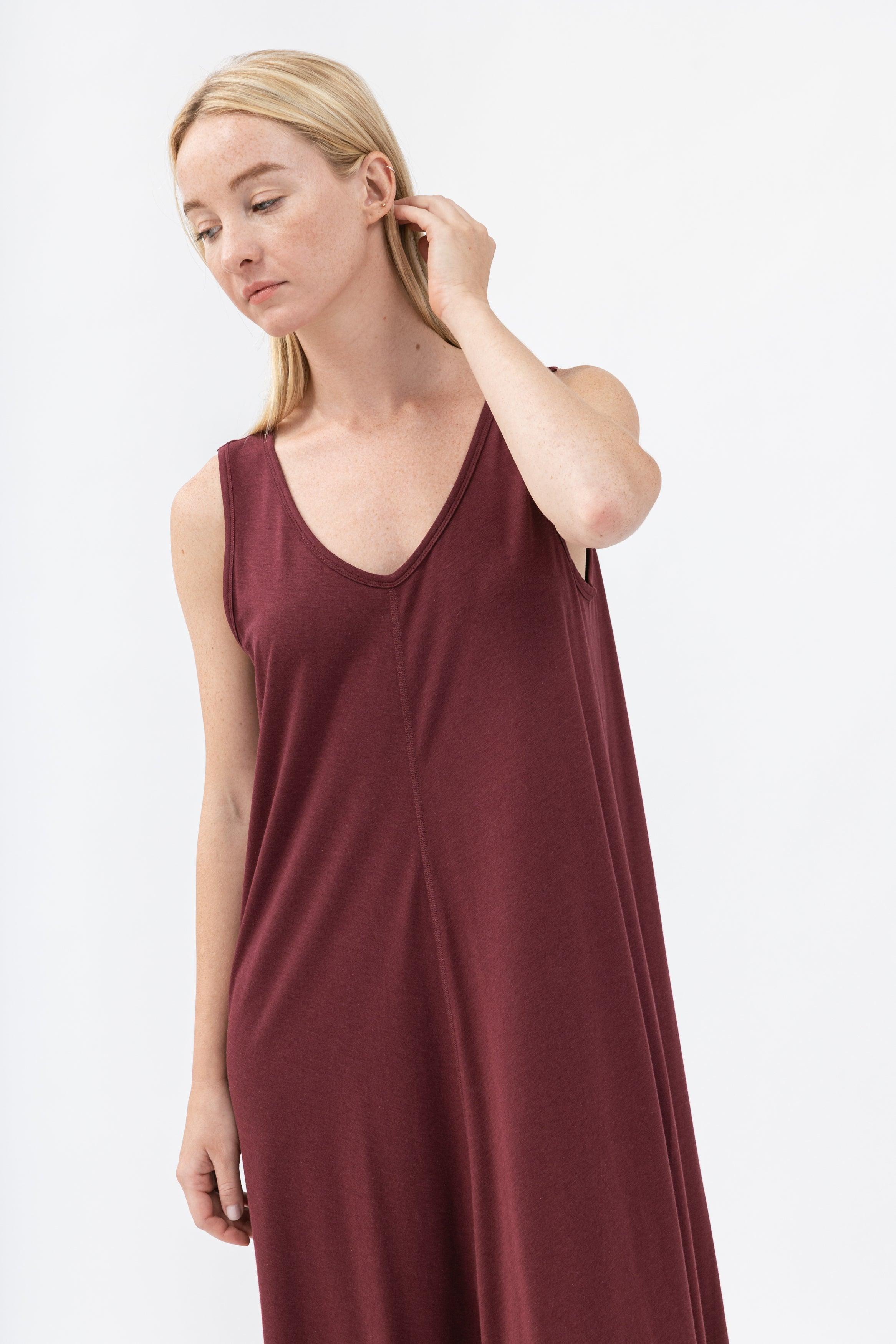 Bamboo Asymmetric Tank Dress