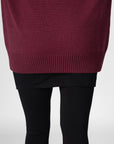 Bamboo Relaxed Fit High Neck Sweater