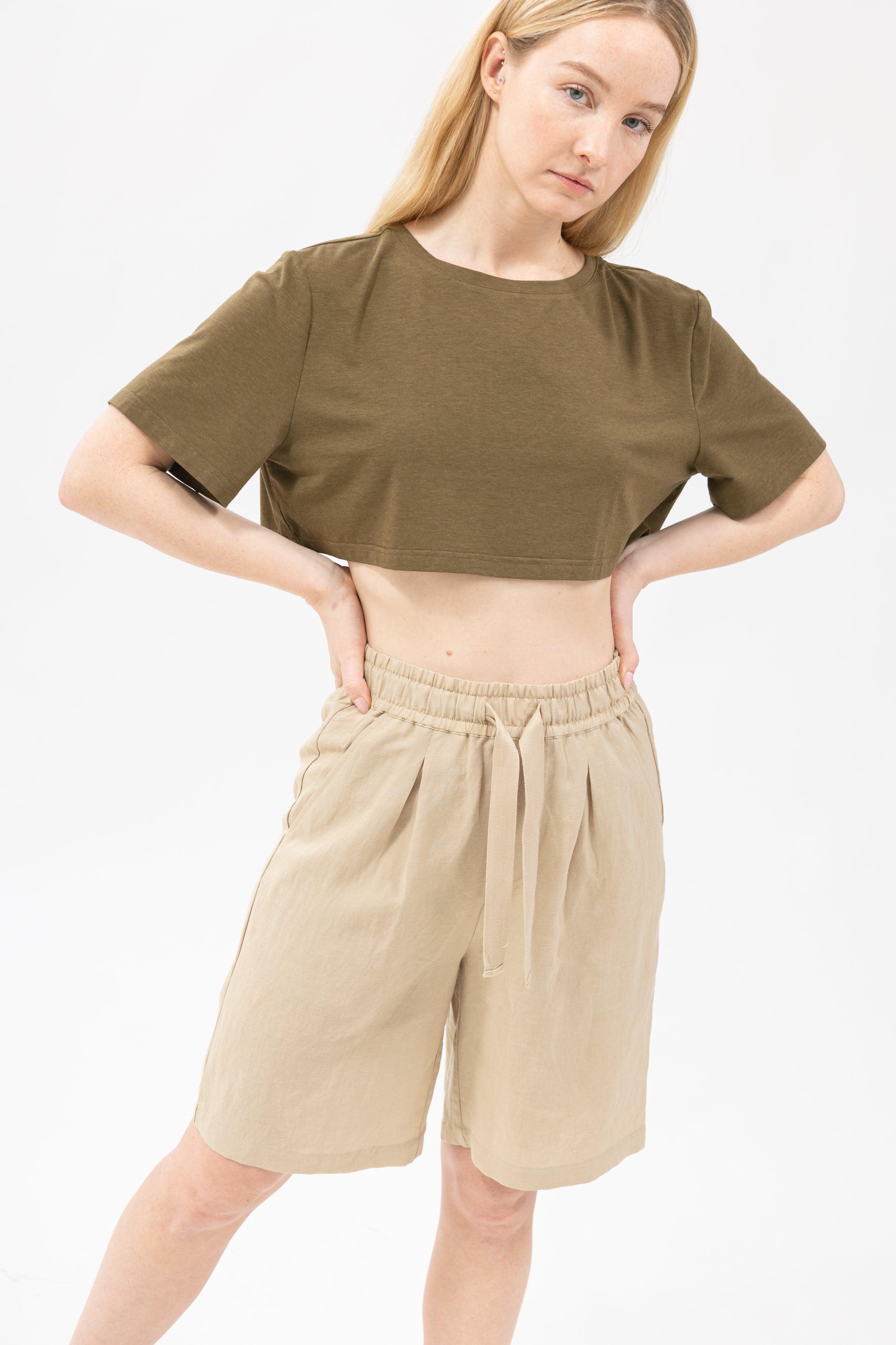 Women&#39;s Linen Shorts - NOT LABELED