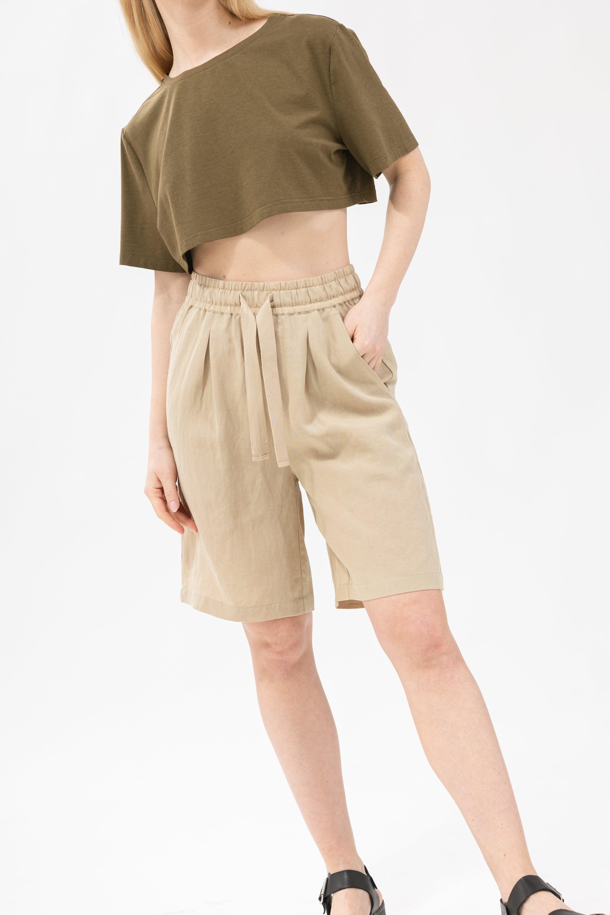 Women&#39;s Linen Shorts - NOT LABELED