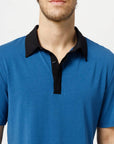 Men's Color Block Polo Shirt