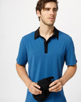 Men's Color Block Polo Shirt - NOT LABELED