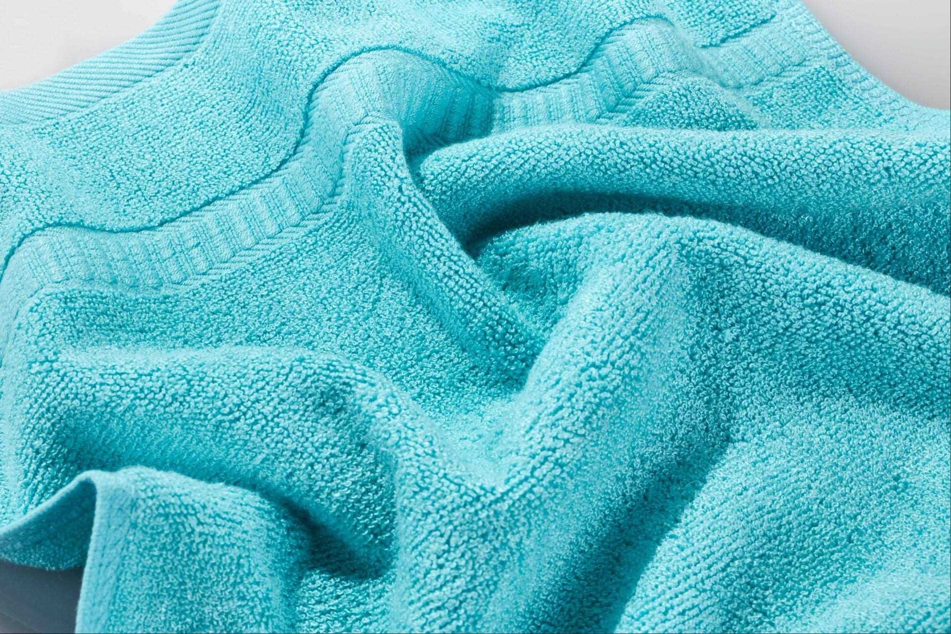 Stripe Jacquard Bamboo Towel Set | Bath | Not Labeled