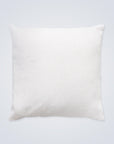 Vegan Leather Inset Square Throw Pillow - NOT LABELED