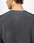 Men's Line Accent Crew Neck Sweater