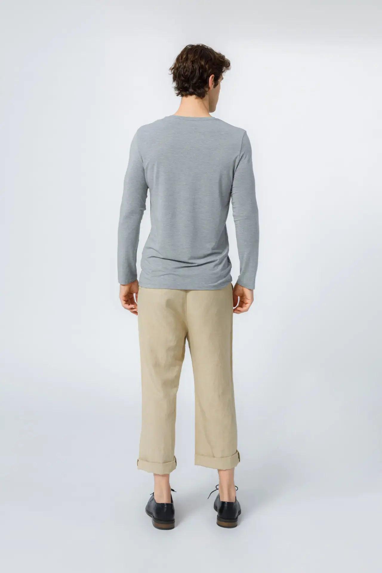 Drawstring Trousers - Italian Wool Flannel