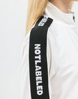 Women's Logo Tape Zip-Up Sweatshirt - NOT LABELED