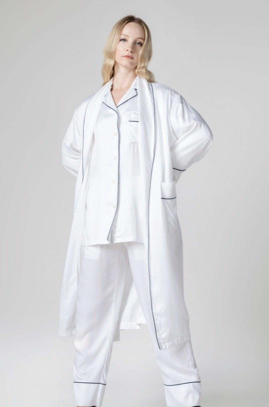 Unisex Shawl Collar Robe - NOT LABELED