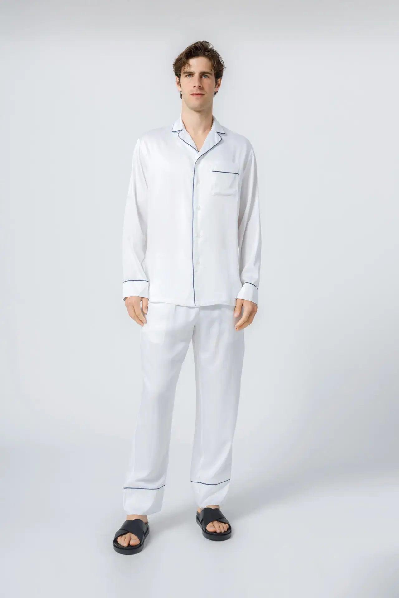 Men&#39;s Long Sleeve Pajama Shirt - NOT LABELED