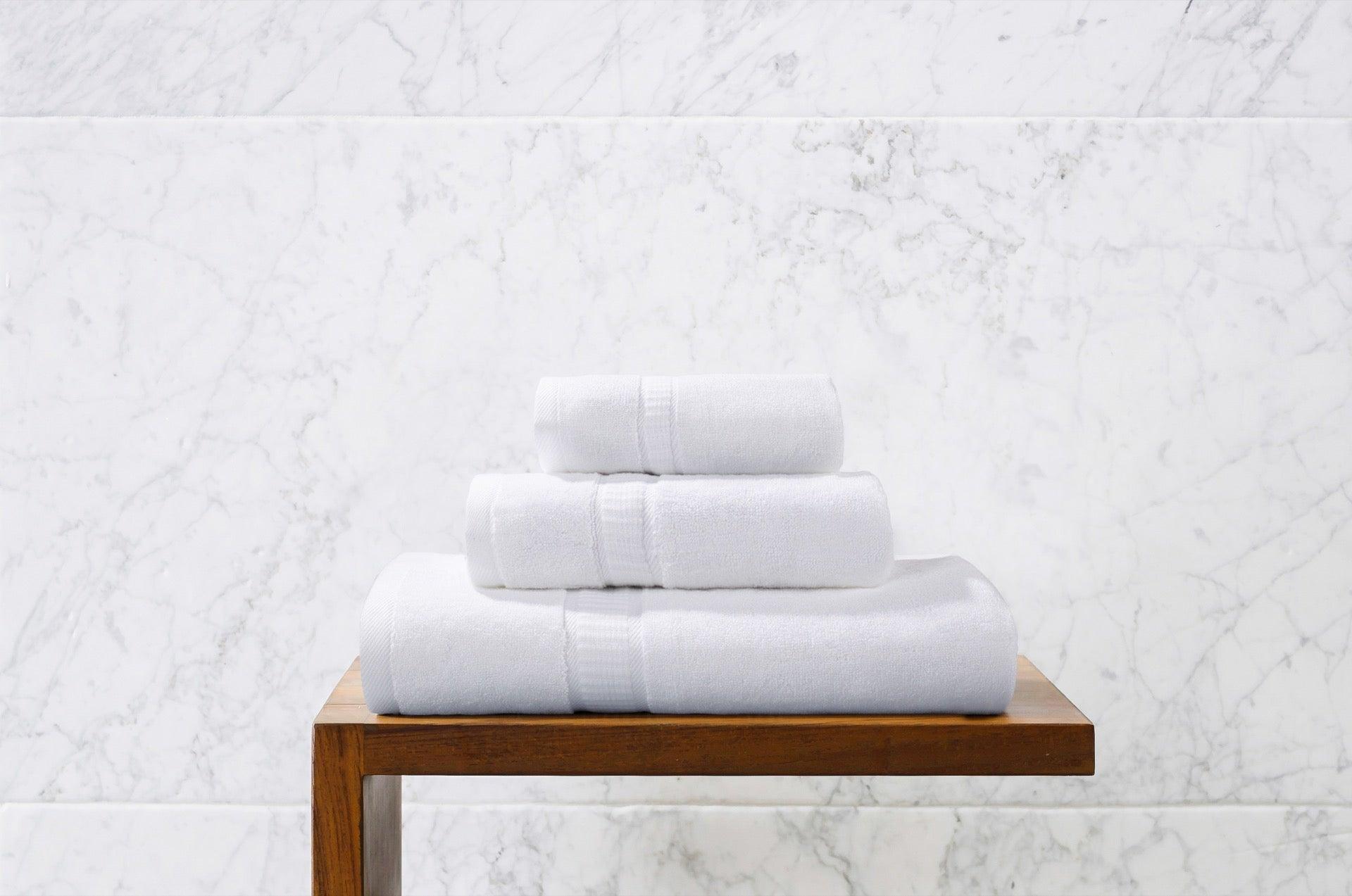 Bamboo Cotton Stripe Jacquard Towel Set