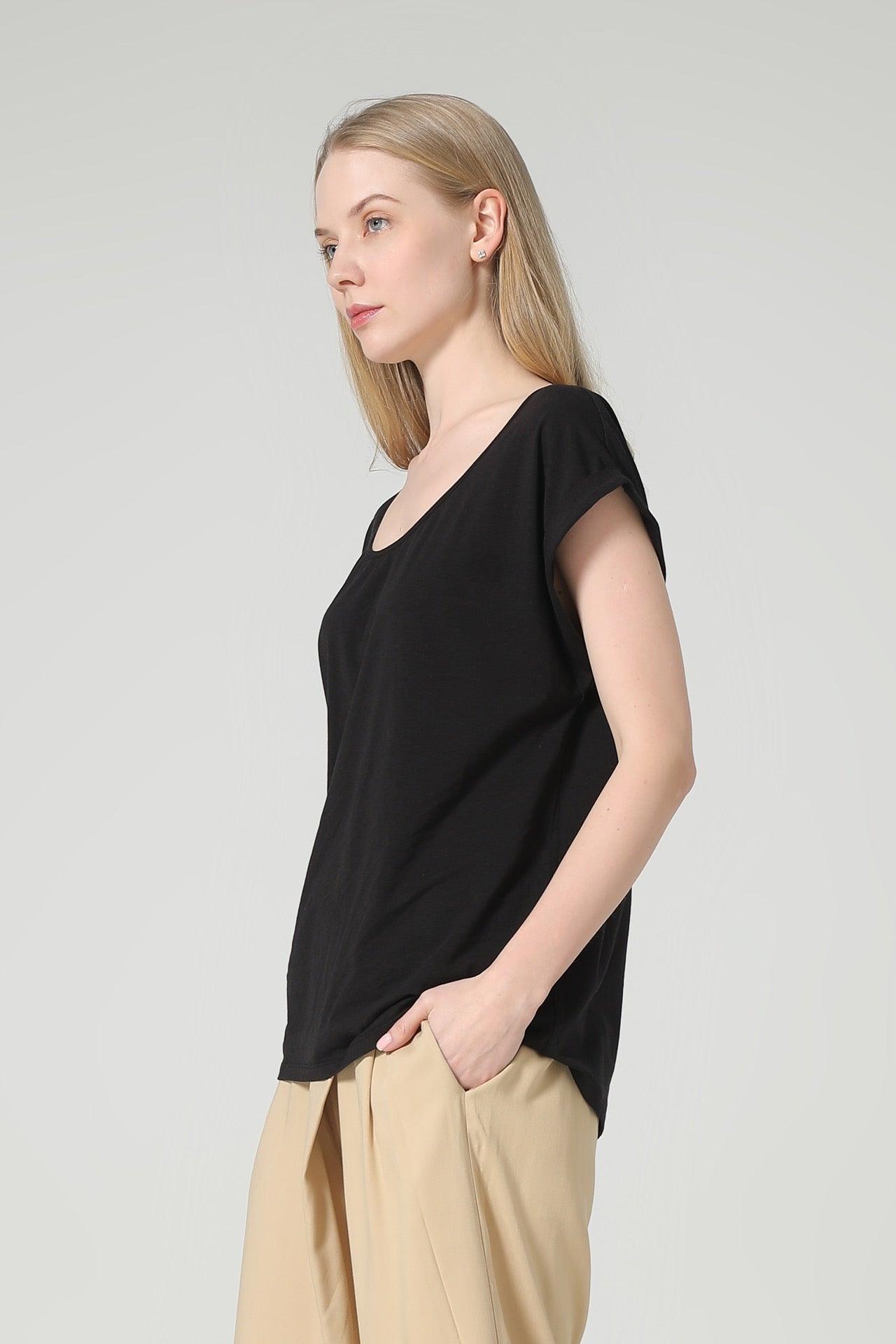 Women&#39;s Rolled Sleeve Tee - NOT LABELED