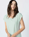 Bamboo Rolled Sleeve Tee