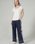 Women's Side Lined Wide Sweatpant - NOT LABELED