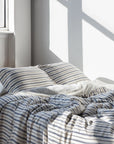 Stripe Print Luxury Bamboo Duvet Set